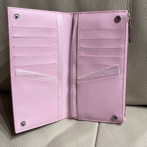 BNWT Dagne Dover Slim Pink Wallet